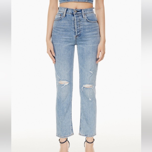 THE ARLO HIGH RISE STRAIGHT JEANS - Picture 2 of 6